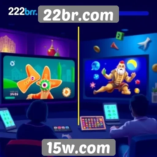 Comparativo entre 22br.com e outros sites de jogos